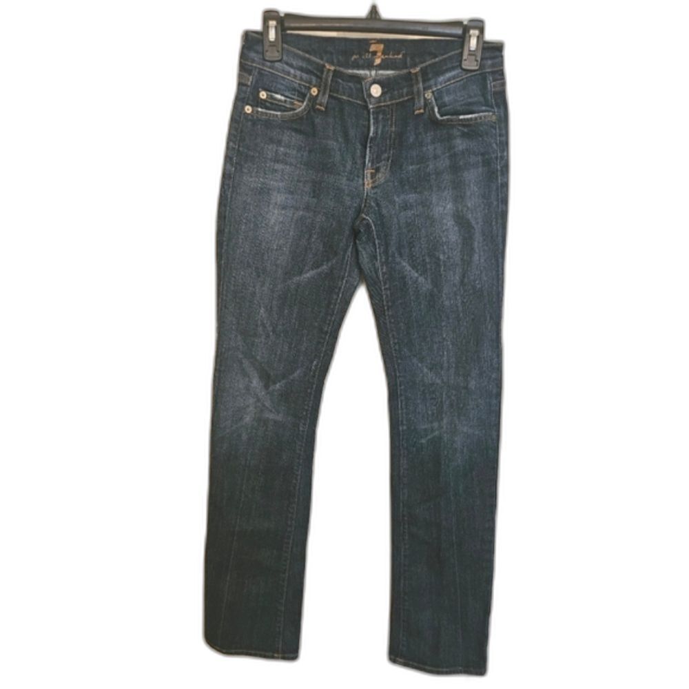 7 For All Mankind Vintage Y2K Jeans Women Size 26 Flare Made in USA U07508OU-080